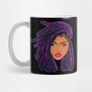 Natural Hair T-Shirt Dreadlocs or Locs 2 Mug